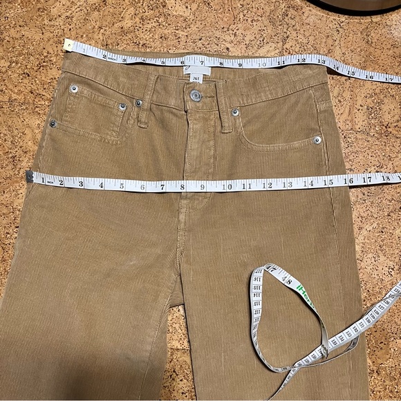 J Crew Wm’s Corduroy Vintage Slim Straight Pants in Tan #AC336 Sz 26 Tall - Picture 10 of 12